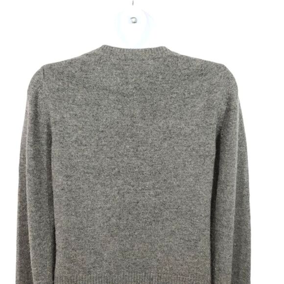 Y2K Juicy Couture Wool and Cashmere Bow Sweater in Heathered Gray Size Small - Picture 4 of 10